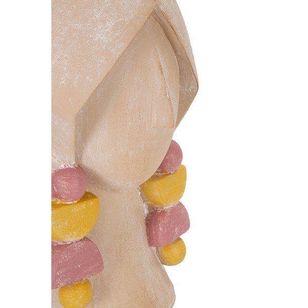 Bēša polirezīna vāze 27 cm Elegant – Mauro Ferretti-image-2