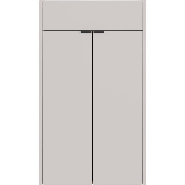 Krēmkrāsas piekarināms skapītis 56x97x22 cm Ameca – Germania-image-2