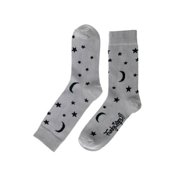 Pelēkas un melnas zeķes Funky Steps Moon, 35. - 39. izmērs