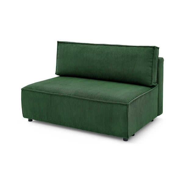 Zaļš velveta modulārais dīvāns (vidējā moduļa) Nihad modular – Bobochic Paris