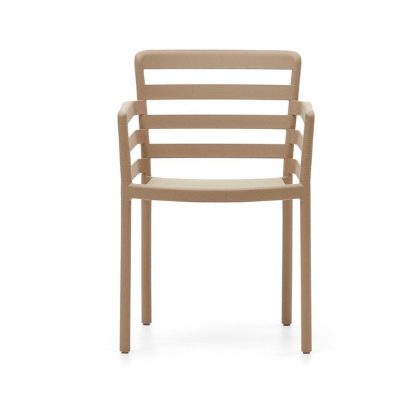 Bēšs plastmasas dārza krēsls Nariet – Kave Home-image-3