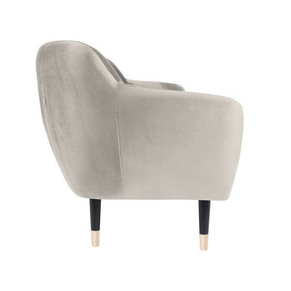 Krēmkrāsas dīvāns ar melnām kājām Mazzini Sofas Amelie, 188 cm-image-3