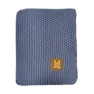 Zila kokvilnas bērnu sega 100x80 cm Blueberry – BELLAMY