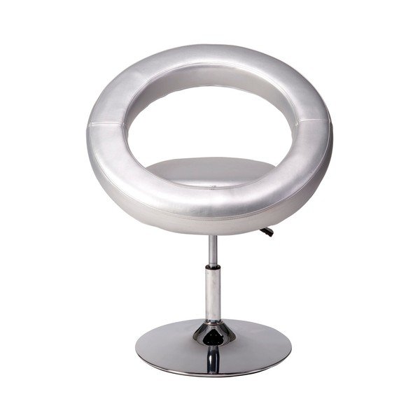 Mauro Ferretti Saturn krēsls sudrabā-image-1