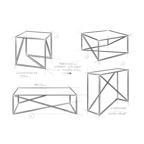 Balts kafijas galdiņš CustomForm Memo, 100 x 100 cm-image-3