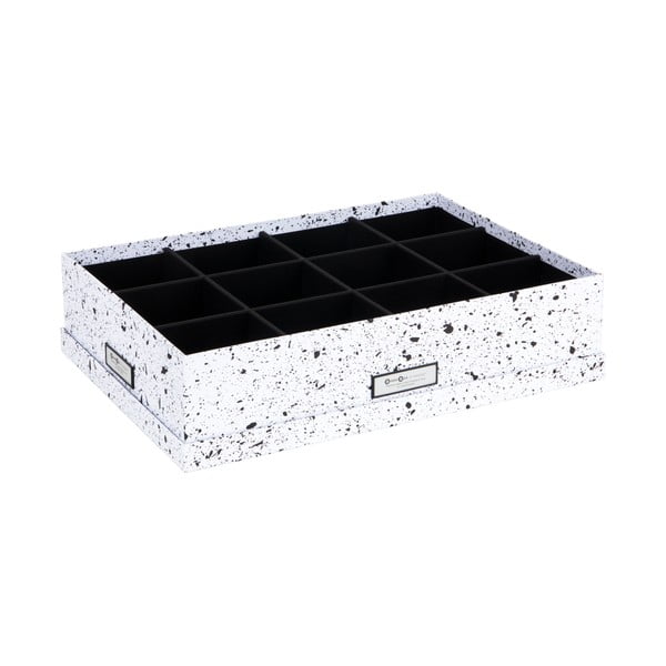 Melnbalta uzglabāšanas kaste ar nodalījumiem Bigso Box of Sweden Jakob