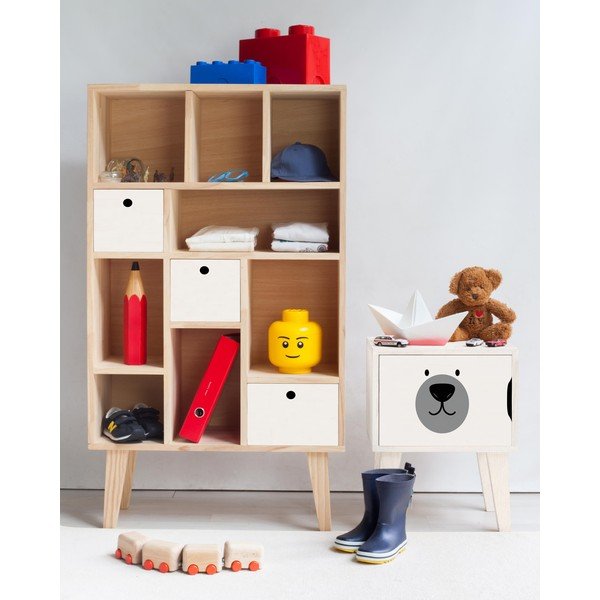 Bērnu koka naktsskapītis Little Nice Things Polar Bear-image-1