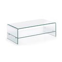 Stikla žurnālgaldiņš 55x110 cm Burano – Kave Home