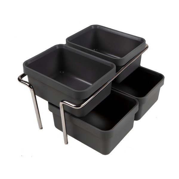 Plastmasas atkritumu tvertne šķirotiem atkritumiem/iebūvēta 15 + 15 l Metropolis – Elletipi-image-3