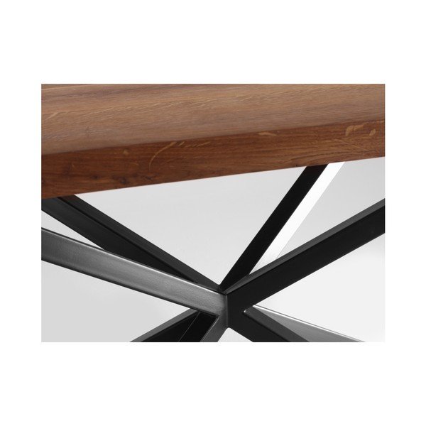 Ēdamgalds ar ozolkoka virsmu Custom Form Orion, 180 x 90 cm-image-2