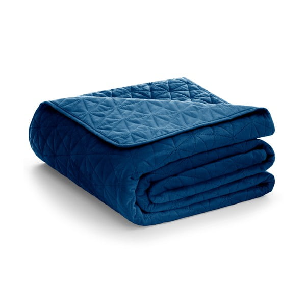 Zils gultas pārklājs AmeliaHome Laila Royal, 220 x 240 cm