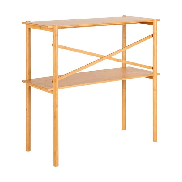 Dabīga toņa bambusa konsoles galds 32x83 cm Manaus – House Nordic-image-2