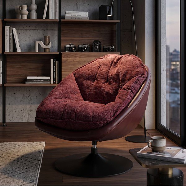 Bordo grozāms atpūtas krēsls Retro Style – Mauro Ferretti-image-1