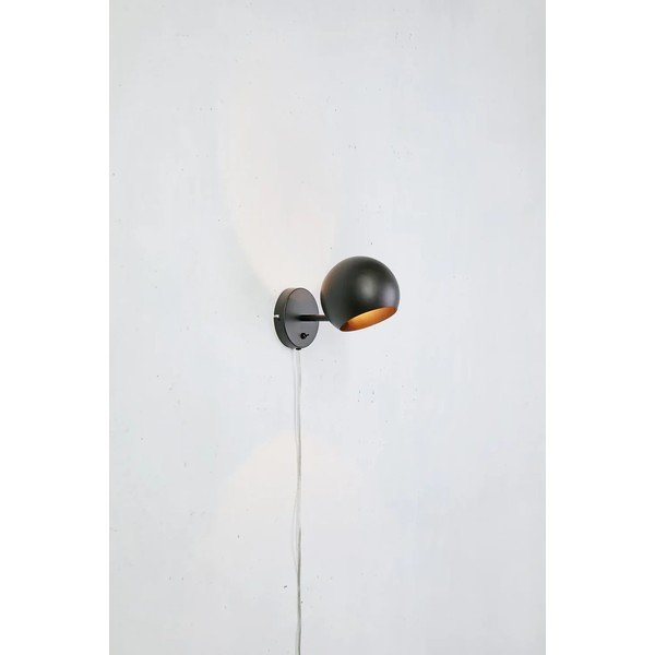 Melna/bronzas krāsas sienas lampa Edgar – Markslöjd-image-1
