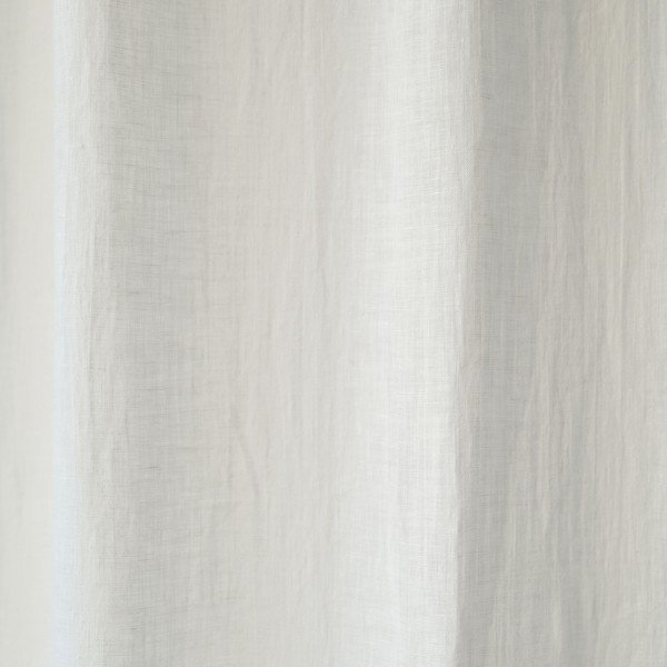 Balts viegls lina aizkars ar tuneli Linen Tales Daytime, 275 x 130 cm-image-1