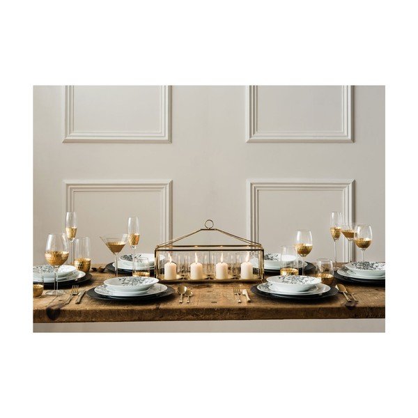 4 ar rokām pūstu šampanieša glāžu komplekts Premier Housewares Deco, 2,1 dl-image-2
