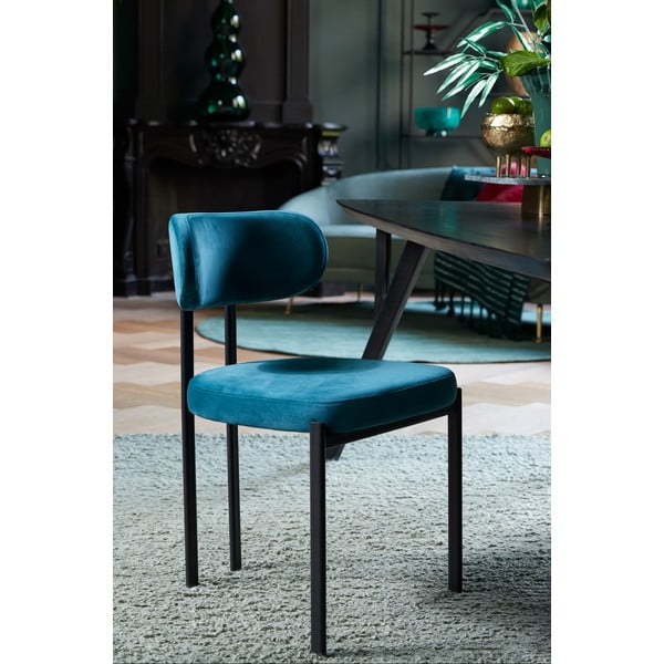 Zaļganzili samta pusdienu krēsli (2 gab.) Sonja – Light & Living-image-1