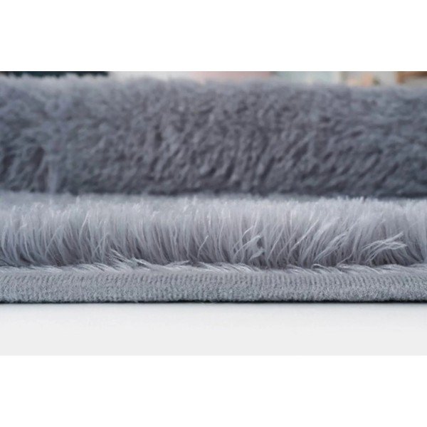 Antracīta pelēks mazgājams paklājs 120x180 cm Pelush Anthracite – Mila Home-image-2