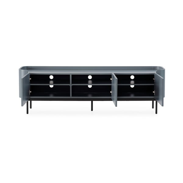 Dūmakaini zils TV galdiņš 180x55x40 cm Willa – MOME-image-4