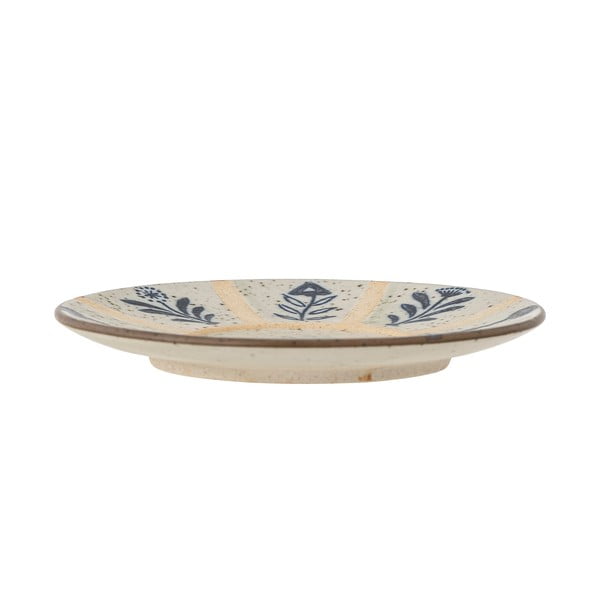 Gaiši zils/krēmkrāsas deserta māla šķīvis ø 16 cm Leonie – Bloomingville-image-4