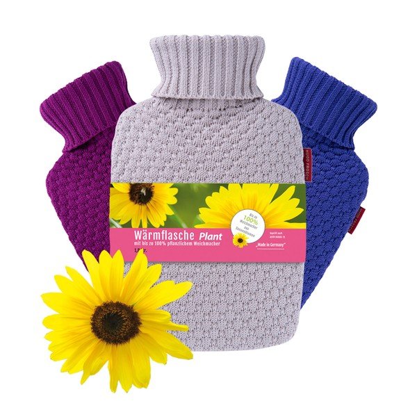 Bēšs termofors no organiskās kokvilnas 1,8 l Eco Classic Comfort – Hugo Frosch-image-1