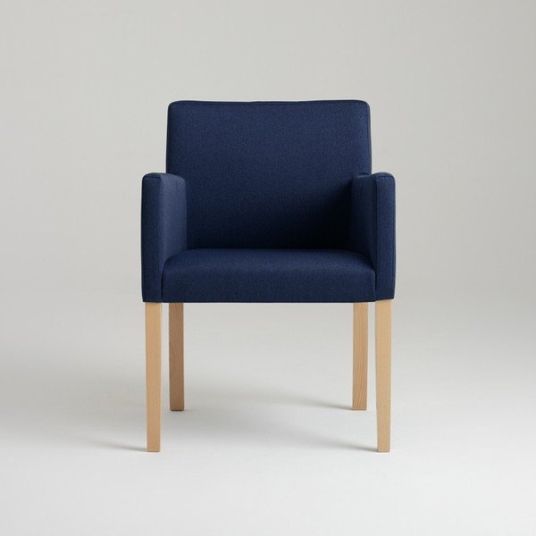 Tumši zils krēsls Custom Form Wilton-image-1
