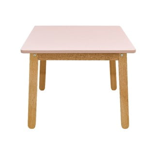 Gaiši rozā bērnu galds BELLAMY Woody