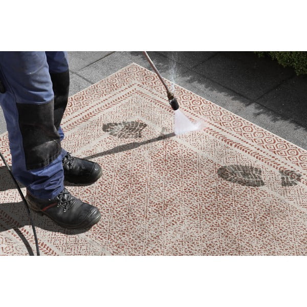 Oranži balts āra paklājs Ragami Berlin, 80 x 250 cm-image-2