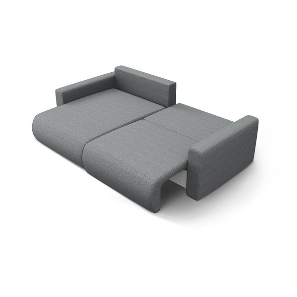 Pelēks salokāms stūra dīvāns ar uzglabāšanas vietu Belfast – Cosmopolitan Design-image-3