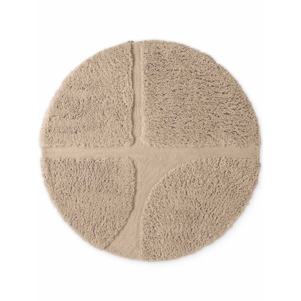 Bēšs ar rokām darināts apaļš paklājs ø 160 cm Lambeth Jasper – Ted Baker
