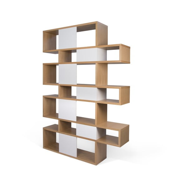 Gaiši brūns grāmatu plaukts TemaHome London, 220 x 34 cm-image-2