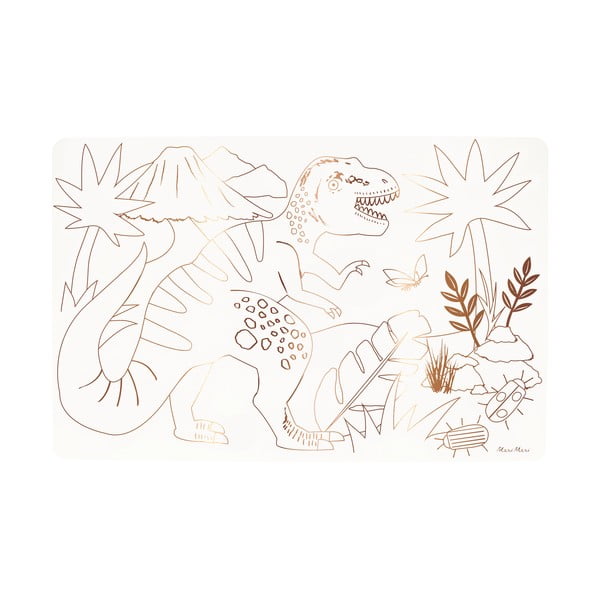 Papīra galda paliktnis (8 gab.) 28x42.5 cm Dinosaurs – Meri Meri-image-4