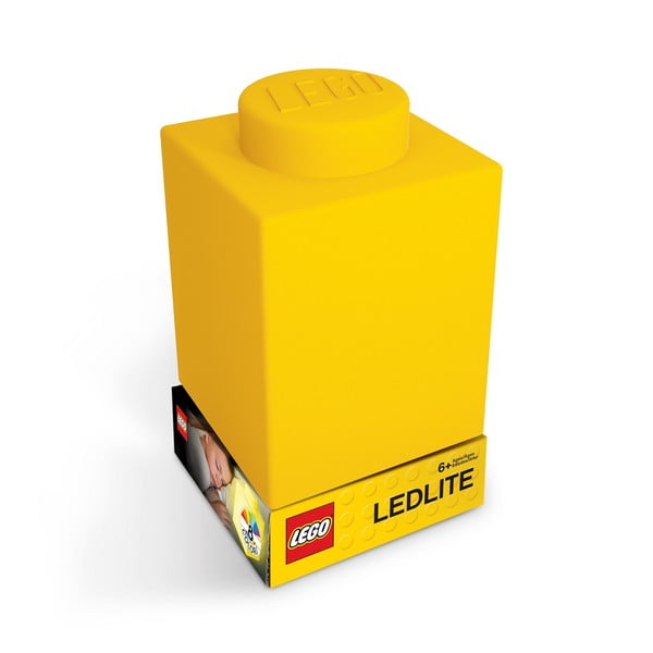 Dzeltena silikona naktslampiņa LEGO® Classic Brick