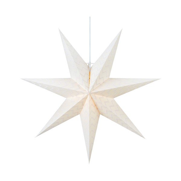 Balta Ziemassvētku piekaramā gaismas dekorācija Markslöjd Admira, augstums 60 cm