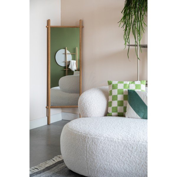 Grīdas spogulis ar masīvkoka rāmi 58x160 cm Solene – White Label-image-1