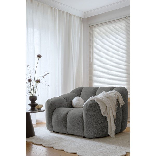 Pelēks atpūtas krēsls Shell – Miuform-image-2