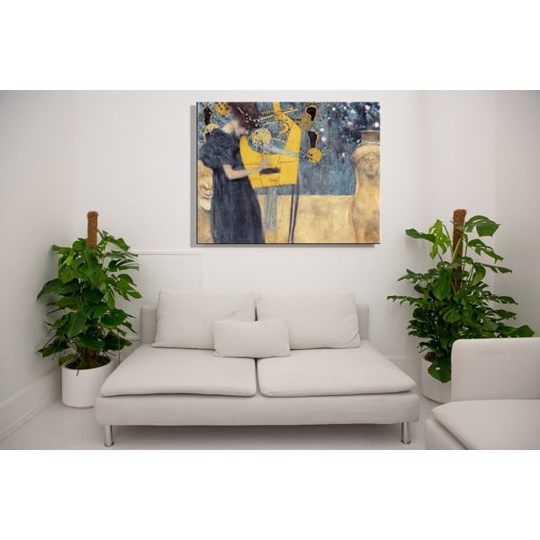 Gleznas reprodukcija Gustav Klimt – Music, 90 x 70 cm-image-1