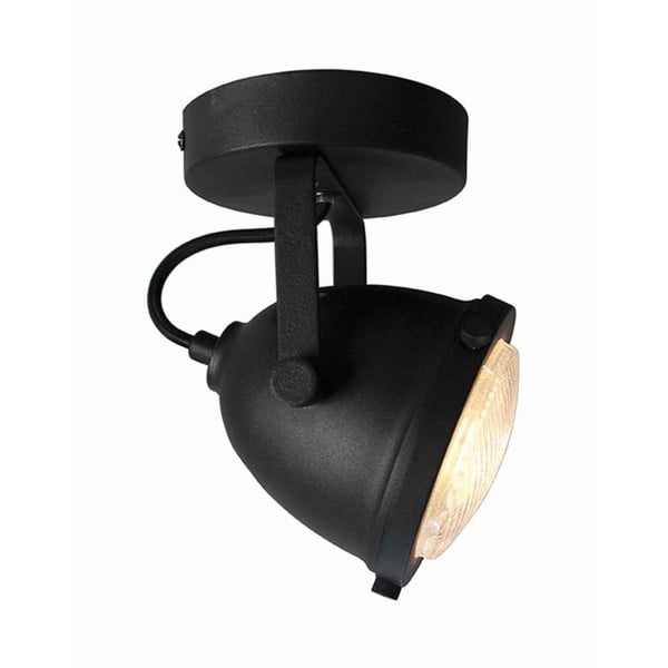 Melna sienas lampa LABEL51 Spot Moto Uno