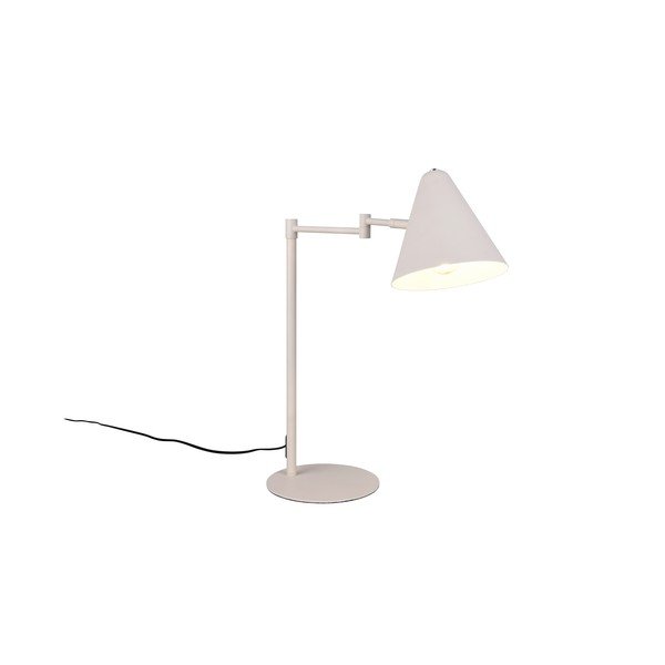 Ziloņkaula krāsas galda lampa ar saliekamu konstrukciju (augstums 50,5 cm) Cosima – Trio-image-3