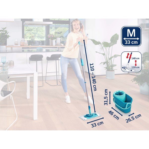 Grīdas mazgāšanas slota ar spaini Clean Twist M Ergo  – LEIFHEIT-image-2