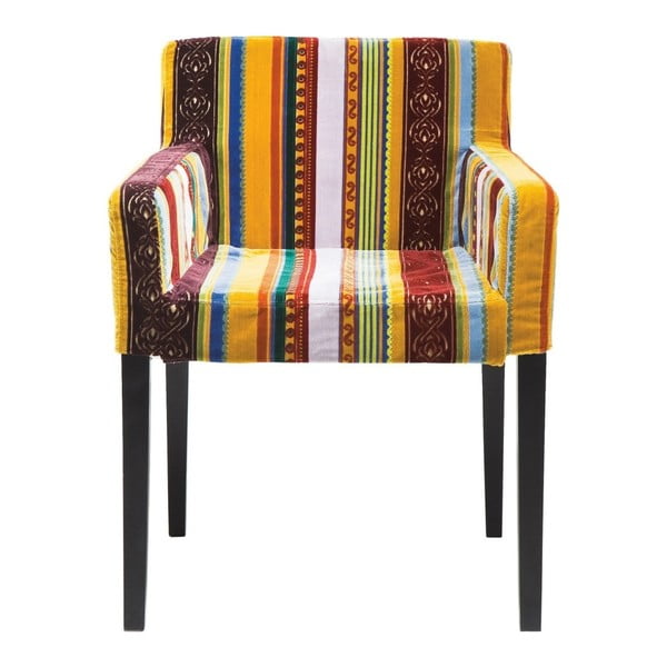Krāsains krēsls ar rokām Kare Design Ļoti briti