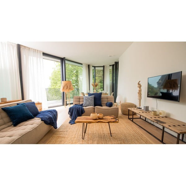 Kokvilnas pleds 130x160 cm Slub – Tiseco Home Studio-image-1