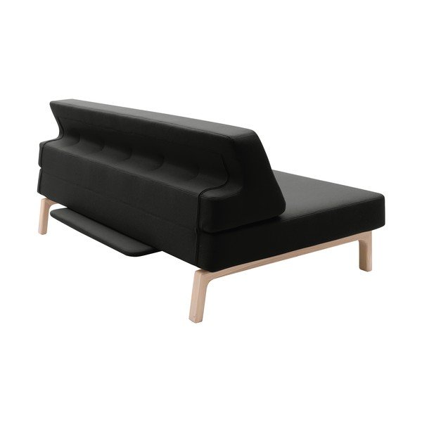 Melns izvelkamais dīvāns Softline Lazy-image-2