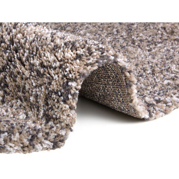 Bēšs apaļš paklājs ø 120 cm Shag – Hanse Home-image-2