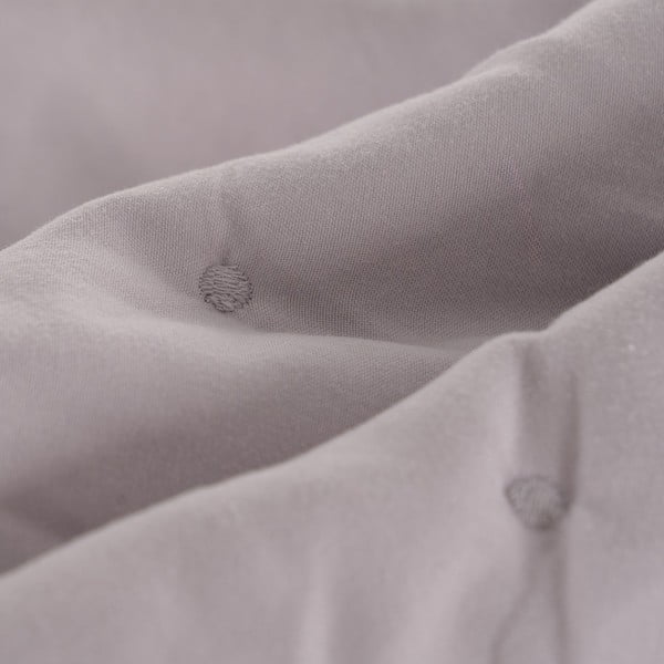 Pelēks stepēts gultas pārklājs 230x280 cm – Ixia-image-2