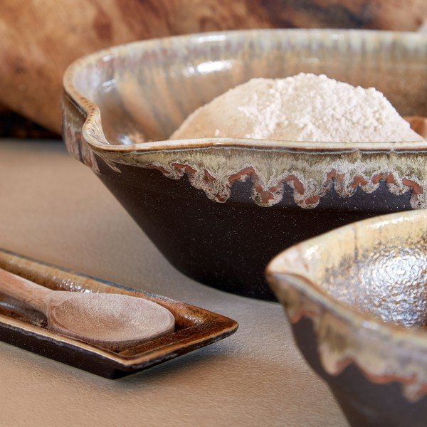 Tumši brūna akmensmasas bļoda Poterie – Casafina-image-1