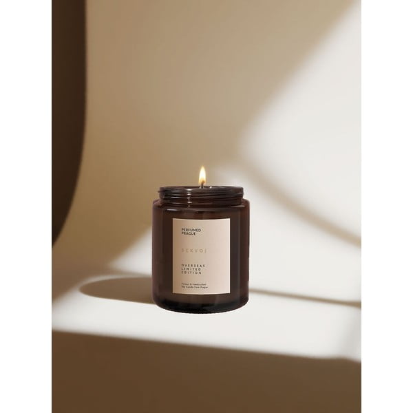 Aromātiskā sojas vaska svece degšanas laiks 40 h Slavic Edition: #64 Sequoia, Eben and Cedar – Perfumed Prague-image-1