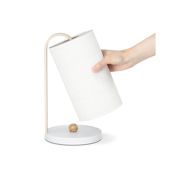 Balts koka papīra dvieļu statīvs ø 17 cm Bellwood – Umbra-image-4