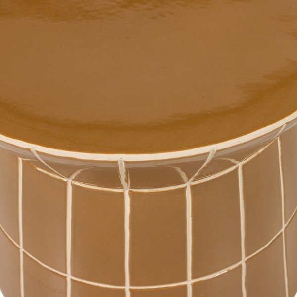 Keramikas apaļš sānu galdiņš ø 38 cm Plu – WOOOD-image-4