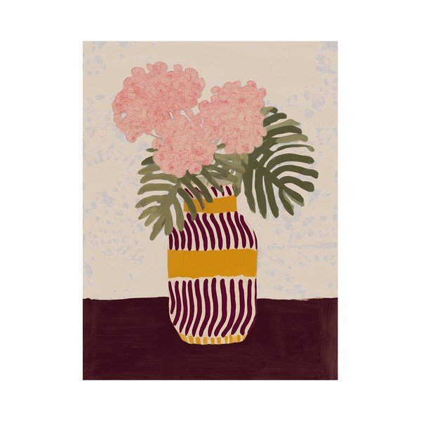 Glezna 60x80 cm Striped Vase – Styler